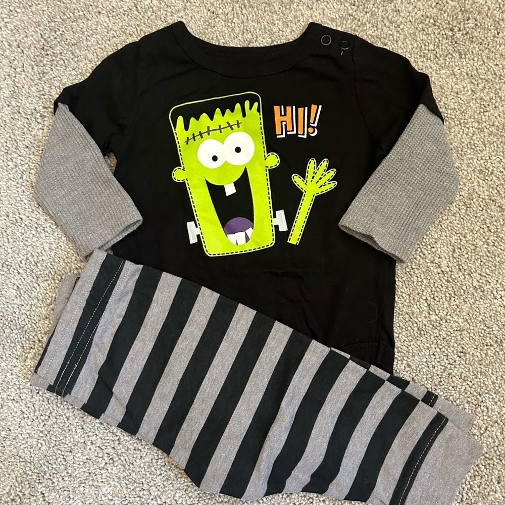 Black and Gray Monster Kids Shirt